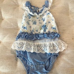 Rare Editions Floral Eyelet Bubble